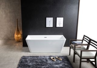 Акриловая ванна Azario OXFORD OXF17083 пристенная 1700х830х650